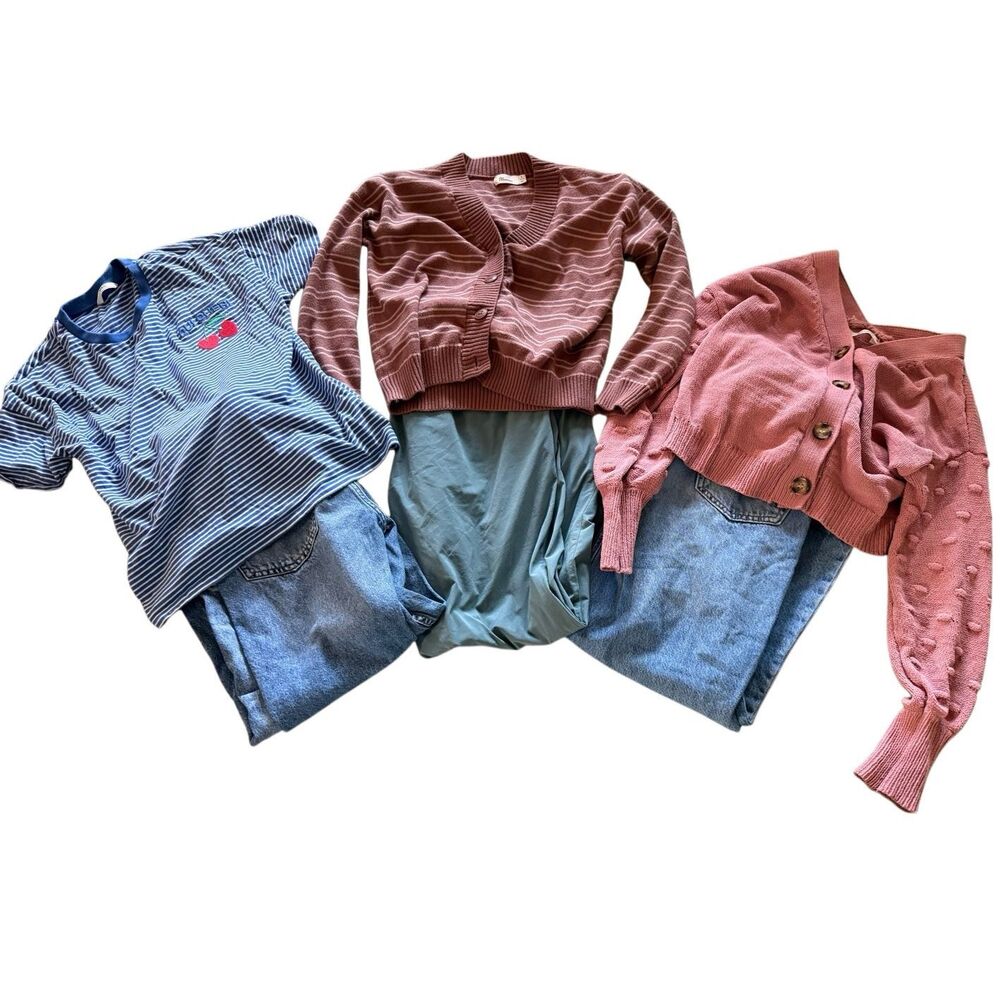 Lot of 10 Girls Clothing Size 14 Spring Summer Athleta Gap Abercrombie Fitch